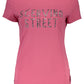 Pink Cotton Women T-Shirt