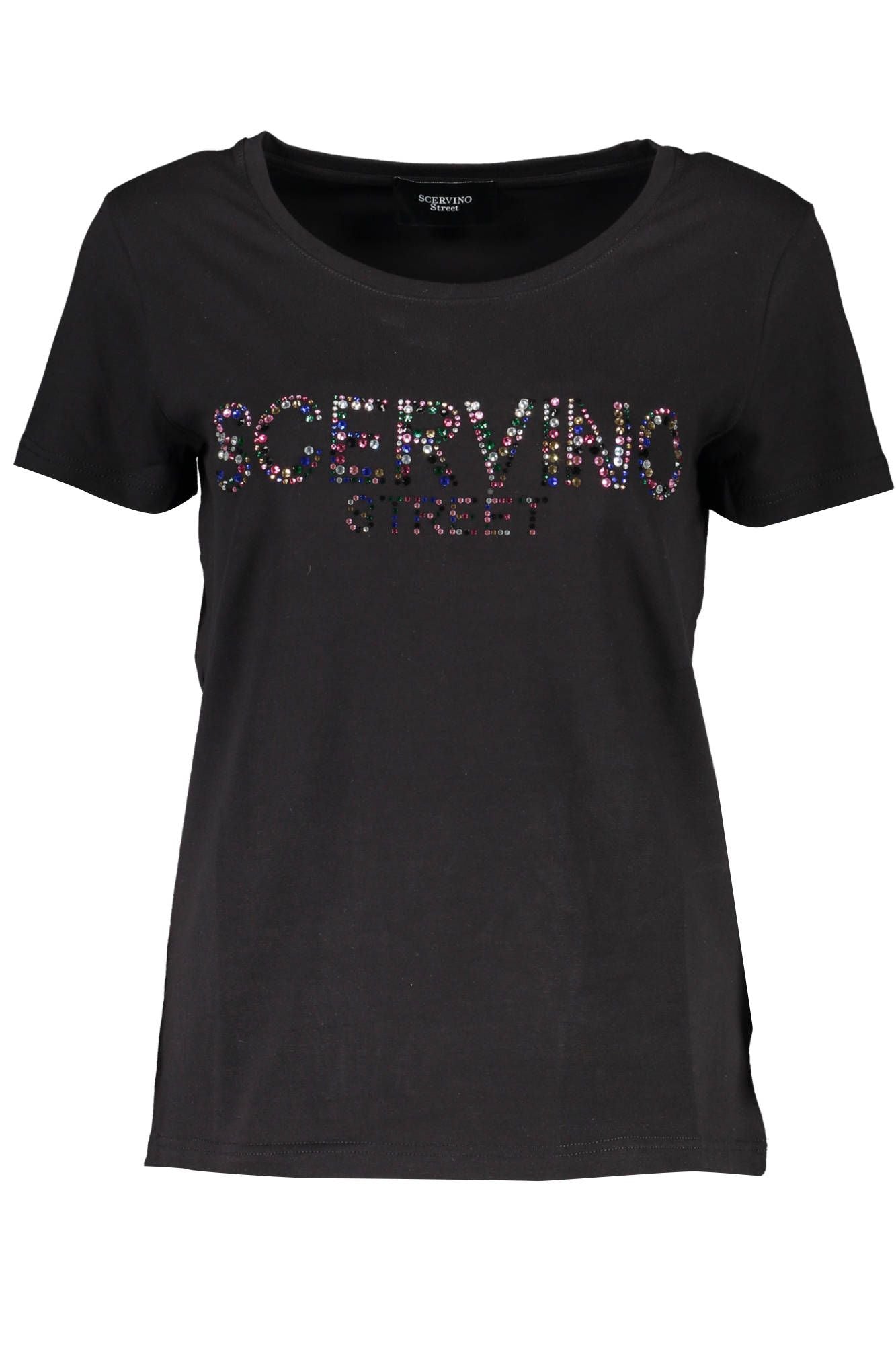 Black Cotton Women TShirt