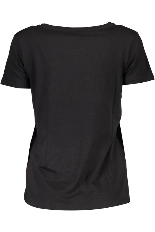 Black Cotton Women TShirt