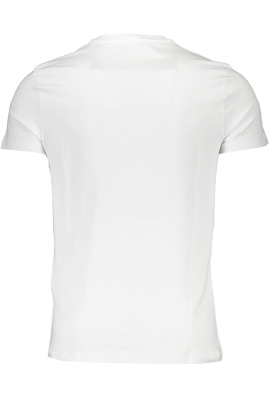 White Cotton Men T-Shirt