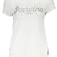 White Cotton Women T-Shirt