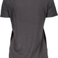 Black Cotton Women T-Shirt