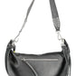 Black Polyurethane Women Handbag