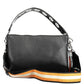 Black Polyurethane Women Handbag