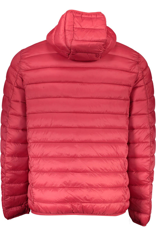 Red Polyamide Men Jacket