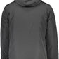 Black Polyester Men Jacket