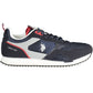 Blue Polyester Men Sneaker
