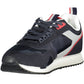 Blue Polyester Men Sneaker