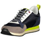 Blue Polyester Men Sneaker
