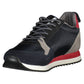 Blue Polyester Men Sneaker