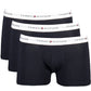 Black Cotton Men Boxer Underwear