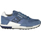 Blue Polyester Men Sneaker