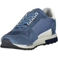 Blue Polyester Men Sneaker