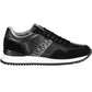 Black Polyester Men Sneaker