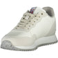 White Polyester Men Sneaker