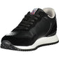 Black Polyester Men Sneaker