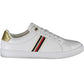 White Polyester Women Sneaker