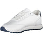 White Polyester Men Sneaker