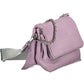 Purple Polyester Women Handbag