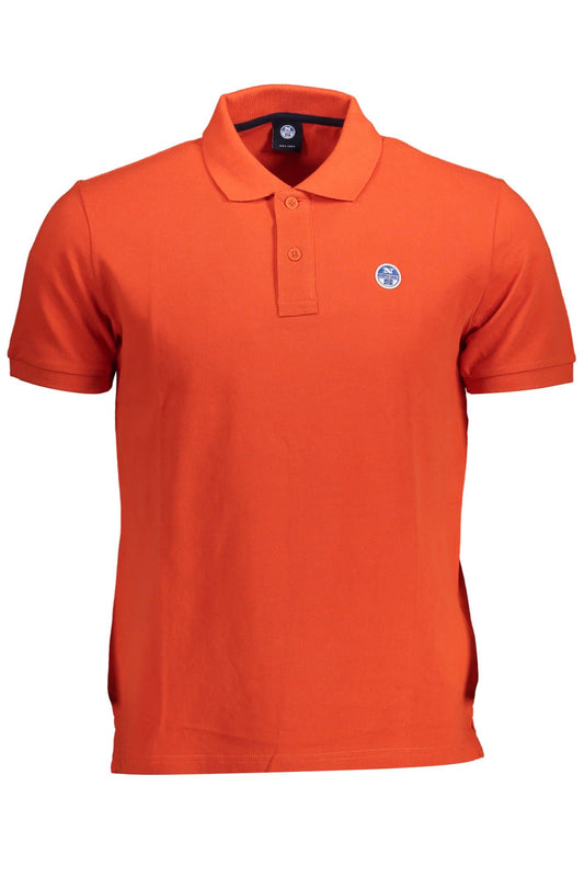 Red Cotton Men Polo