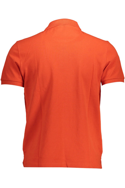 Red Cotton Men Polo