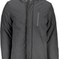 Black Polyester Men Jacket
