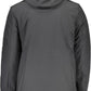 Black Polyester Men Jacket