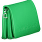 Green Polyurethane Women Handbag