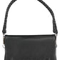 Black Polyurethane Women Handbag