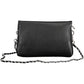 Black Polyurethane Women Handbag