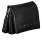 Black Polyurethane Women Handbag