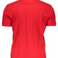 Red Cotton Men Polo Shirt