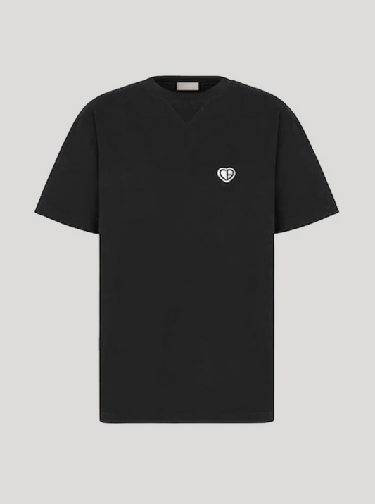 Black Cotton Men T-Shirt