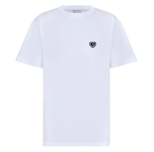 White Cotton Men T-Shirt