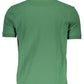 Green Cotton Men Polo Shirt