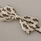 Elegant Car Print Silk Bow Tie
