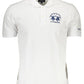 White Cotton Men Polo Shirt