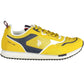 Yellow Polyester Men Sneaker