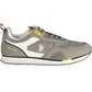 Gray Polyester Men Sneaker