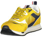 Yellow Polyester Men Sneaker