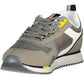 Gray Polyester Men Sneaker