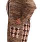 Chic Multicolor Knitted Cardigan Sweater