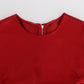 Elegant Red Silk Sleeveless Tank Top