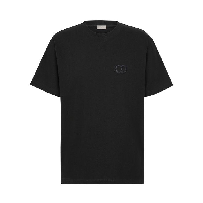 Black Cotton Men T-Shirt