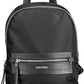 Black Polyester Women Backpack