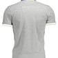 Gray Cotton Men Polo Shirt
