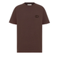 Brown Cotton Men Polo Shirt