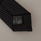 Elegant Polka Dot Silk Bow Tie