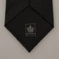 Elegant Polka Dot Silk Bow Tie