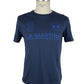 Blue Cotton Men T-Shirt